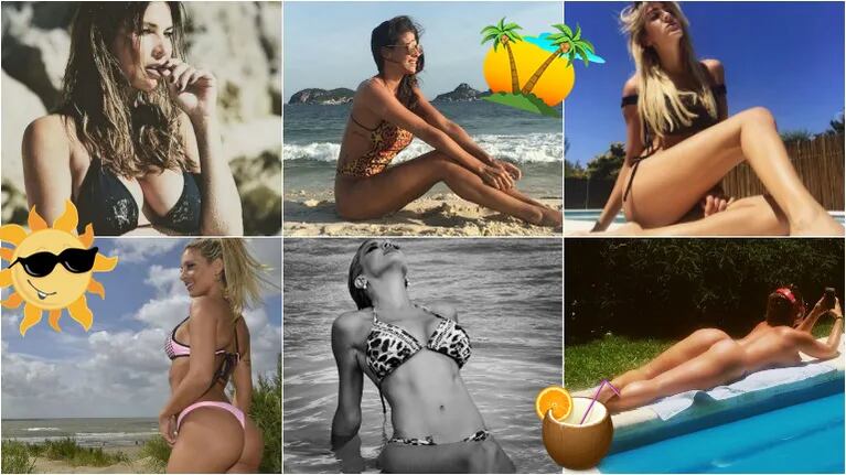 Las diosas de Instagram despiden el verano con sus fotos más sexies: bikini, playa y lluvia de corazones. Foto: Instagram
