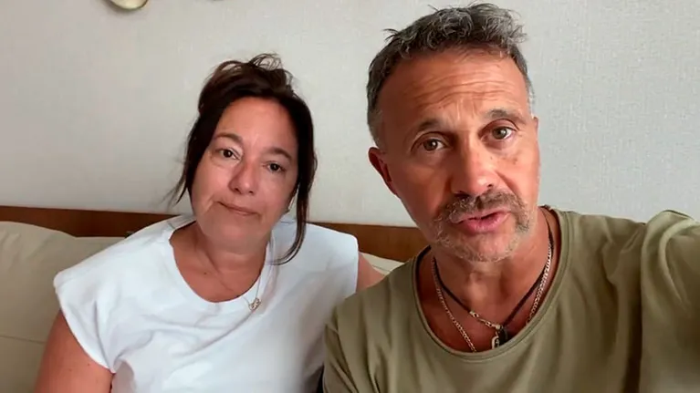 Sergio Lapegüe y su esposa hablaron tras el robo de su casa