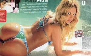 Melina Pitra, súper sensual en la revista Paparazzi. (Foto: Revista Paparazzi)