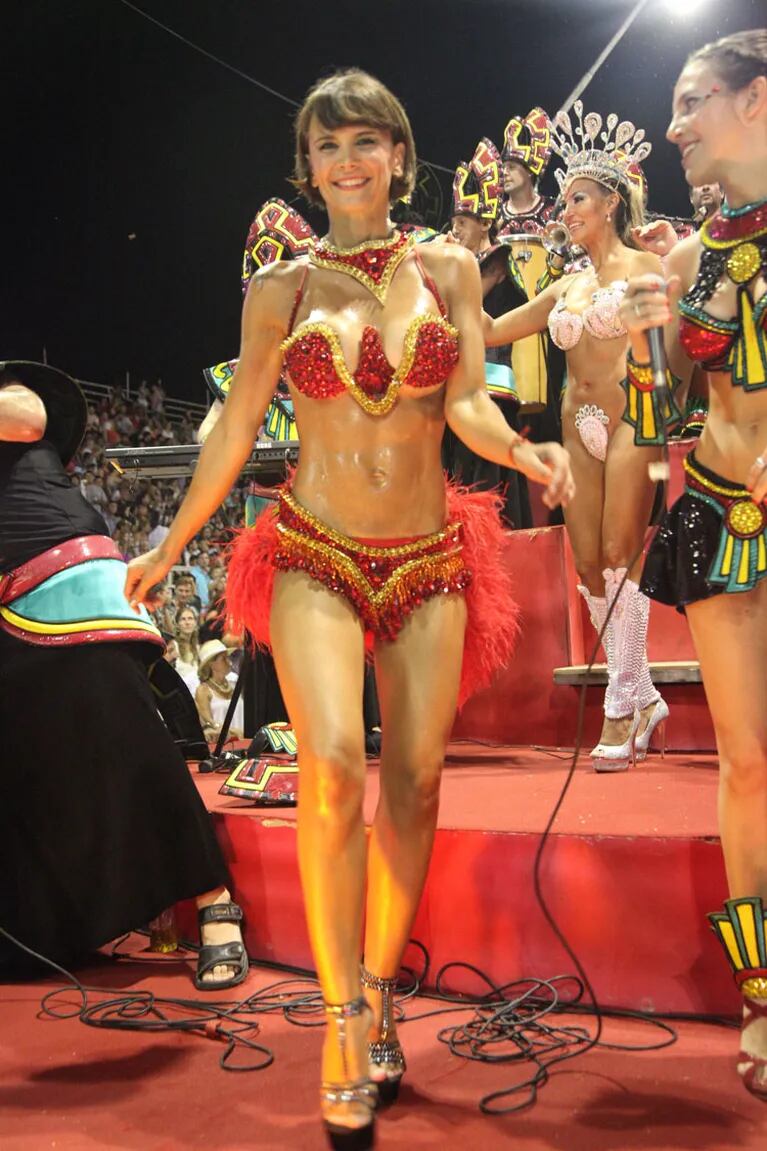 Abdominales imposibles lució Granata en la primera noche del Carnaval. (Foto: Mariela Massetti)