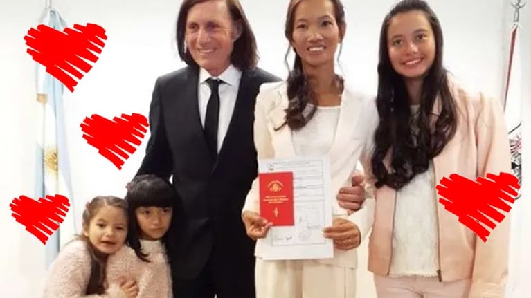 Guillermo Vilas se casó por civil con Phiangphathu Khumueang (Foto: Twitter)