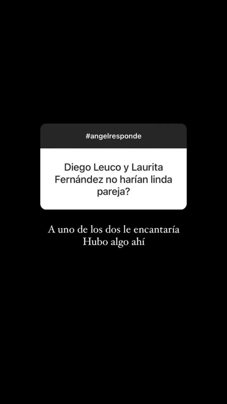 La respuesta de Ángel de Brito cuando le preguntaron sobre Laurita Fernández y Diego Leuco: "Hubo algo ahí"