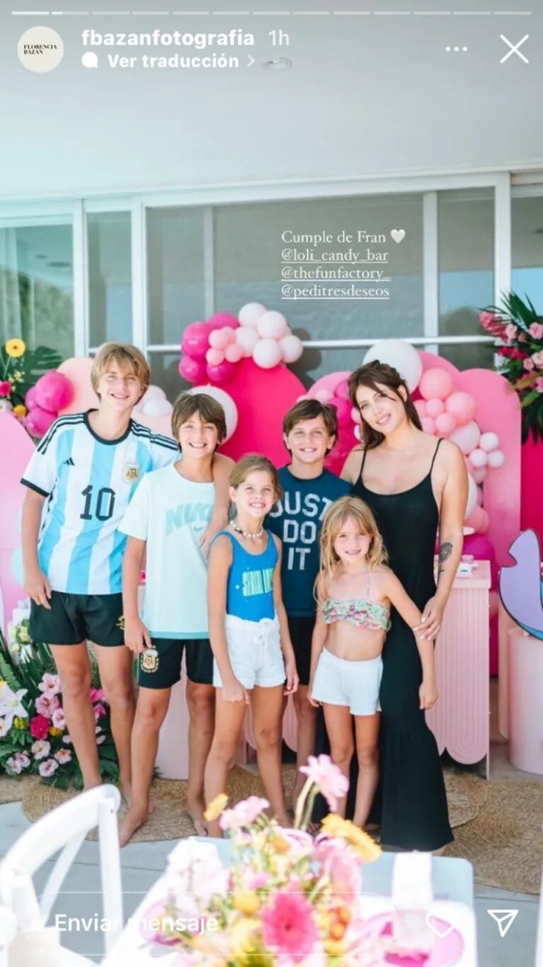 Las mejores fotos del cumpleaños de la hija de Wanda Nara, Francesca Icardi: detalles de la súper fiesta 
