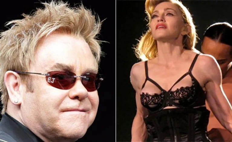 Elton John criticó sin filtros a Madonna. (Foto: Web)