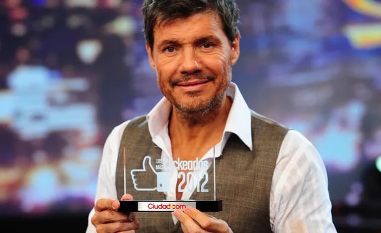 Marcelo Tinelli recibió el premio al personaje más clickeado de 2012. (Foto: gentileza Ideas del Sur)