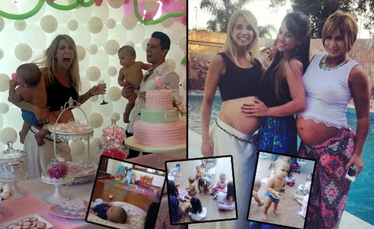 Cinthia Fernández y las fotos del baby shower de Francesca. (Foto: Instagram)