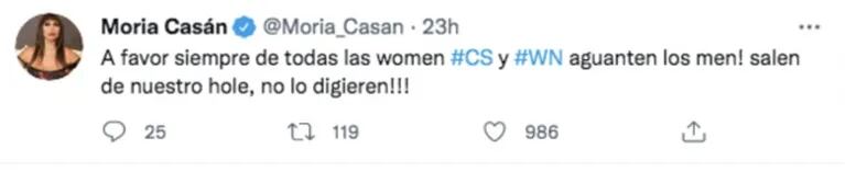 Moria Casán opinó sobre Wanda Nara, Mauro Icardi y China Suárez: "Los cuernos se subliman en posteos"