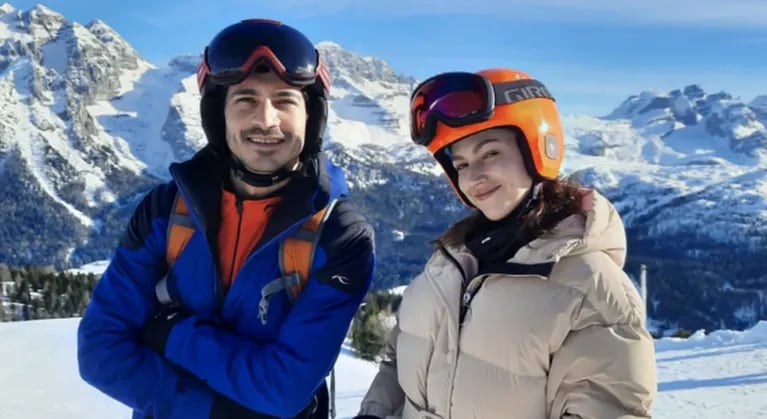 Chino Darín y Úrsula Corberó disfrutan de unas soñadas vacaciones en la nieve europea