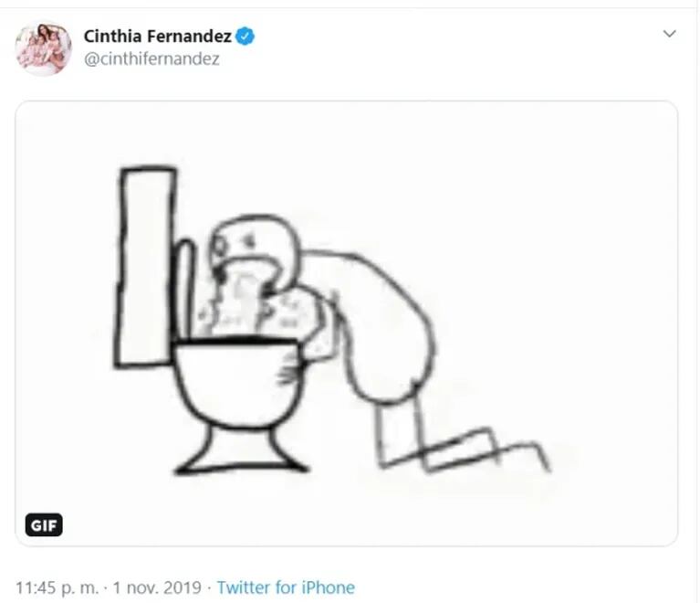 El sugerente (y picante) tweet de Cinthia Fernández mientras Luciana Salazar estaba en el Súper Bailando 