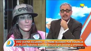 Silvina Escudero habló del escándalo de su papá en Intrusos