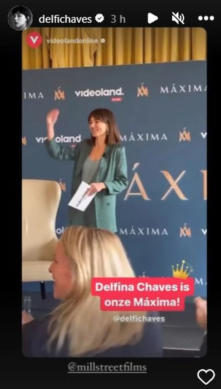 Delfina Chaves será Máxima Zorreguieta, la reina de Holanda: todos los detalles sobre la serie