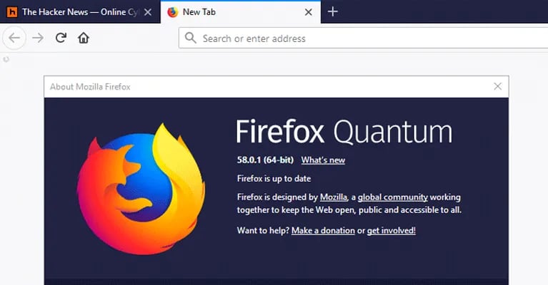 Actualización urgente de Firefox 58 elimina vulnerabilidades