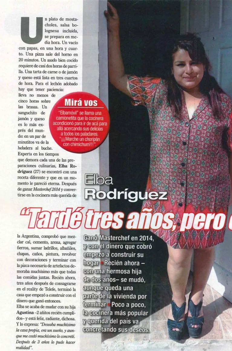 Elba Rodríguez cumplió su sueño de la casa propia, a tres años de ganar MasterChef: "Me costó, pero lo concreté" 