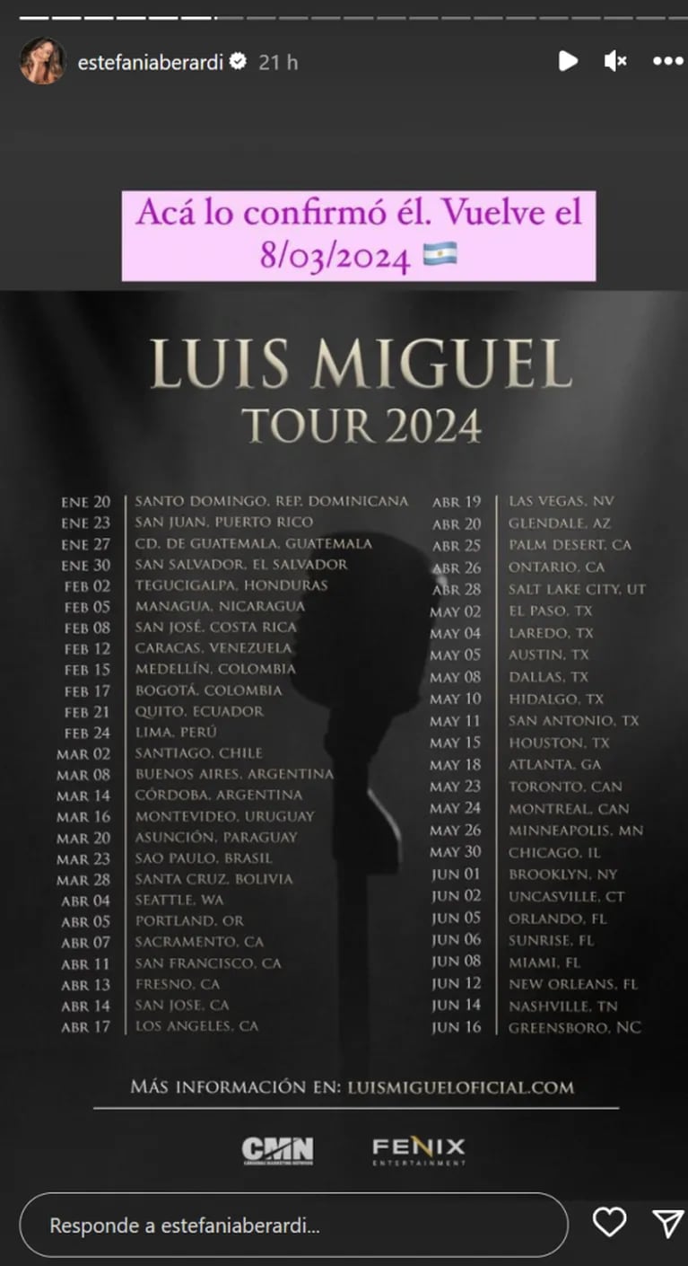 Se confirmó el regreso de Luis Miguel para el año que viene: las fechas en las que tocará en Argentina