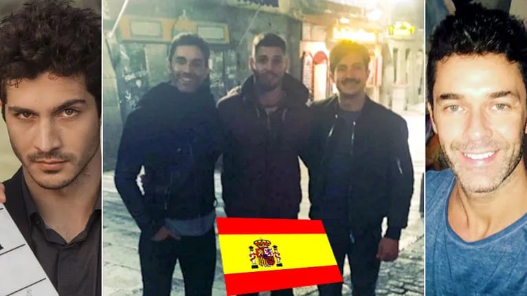 Mariano Martínez y el Chino Darín en la noche madrileña. (Foto: Instagram)