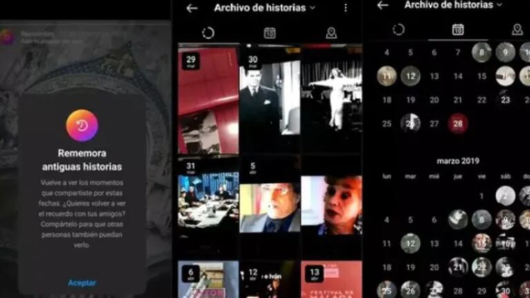 Instagram introduce un acceso directo para rememorar historias y compartirlas de nuevo