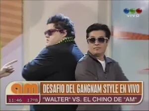Walter de Graduados y Darío Barassi bailaron el pasito de Gangnam Style