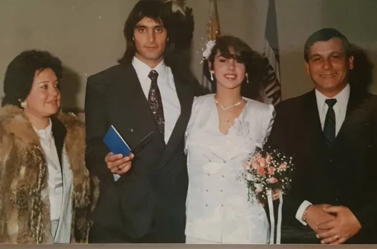 Mónica Farro mostró fotos inéditas de su casamiento a los 17 años y sorprendió al revelar cómo era de morocha