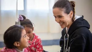 Natalia Oreiro leyó cuentos en Salta como Embajadora de Unicef en un centro de primera infancia. Foto: Unicef