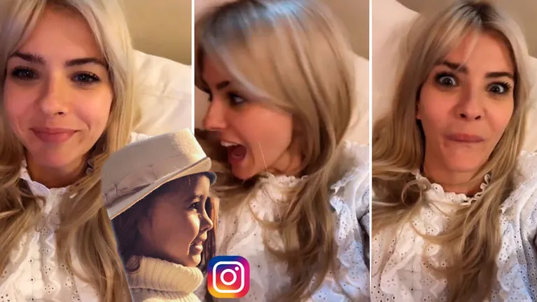 La divertida reacción de la China Suárez ante el especial pedido de su hija, Rufina, de "salir sola en Instagram"