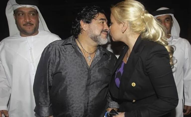 Diego Maradona y Verónica Ojeda, ¿viajan juntos a Dubai? (Foto: Web). 