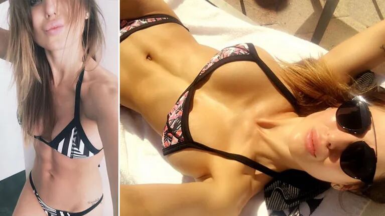 Jésica Cirio despertó suspiros en Instagram con sus fotos en bikini (Fotos: Instagram)