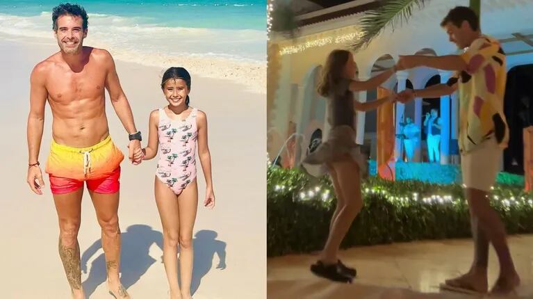 Nico Cabré publicó el video más tierno bailando con su hija Rufina en medio de sus vacaciones