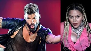 Aseguran que Ricky Martin tuvo una erección en pleno recital de Madonna: las imágenes
