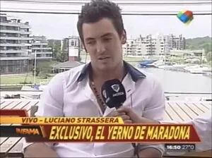 Habló Lucho Strassera, el novio de Gianinna Maradona: "El primer encuentro con Claudia fue peor que con Diego"