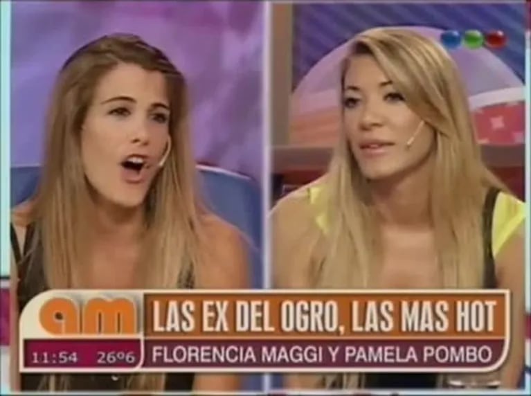 Florencia Maggi y Pamela Pombo, las ex del Ogro Fabbiani, cara a cara