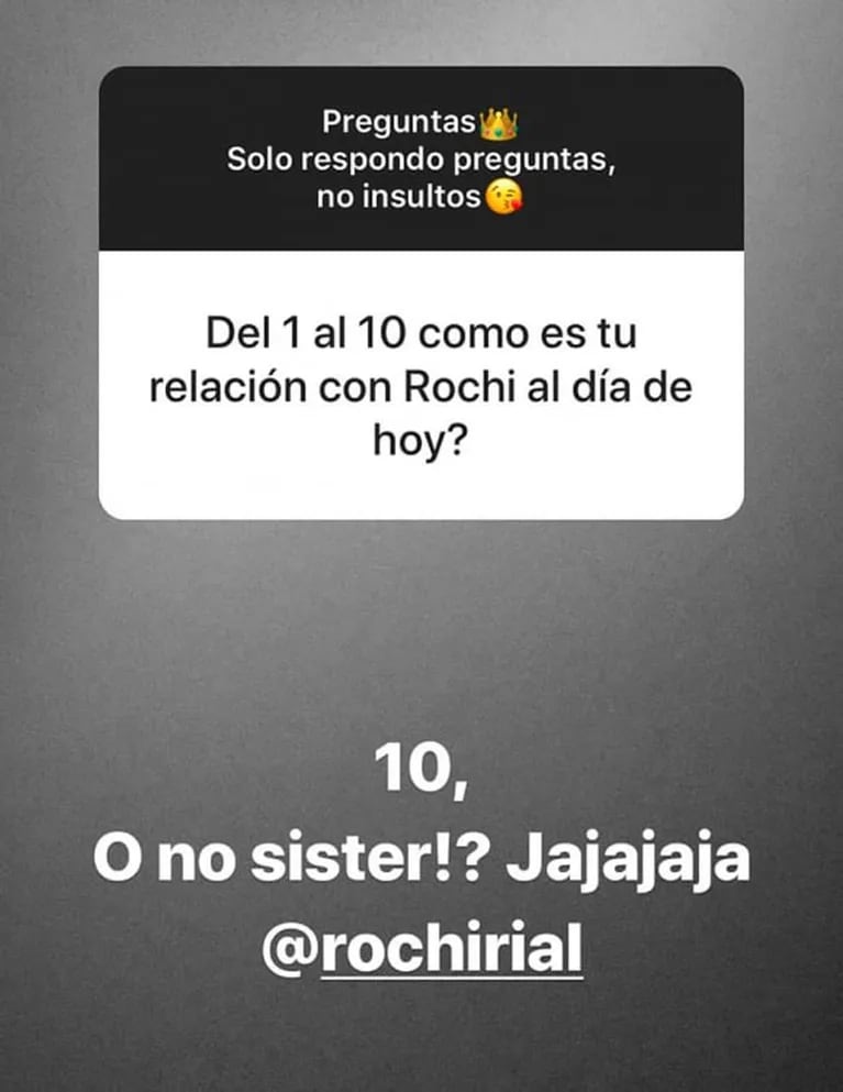 Morena Rial contó el rotundo cambio en la relación con su hermana Rocío