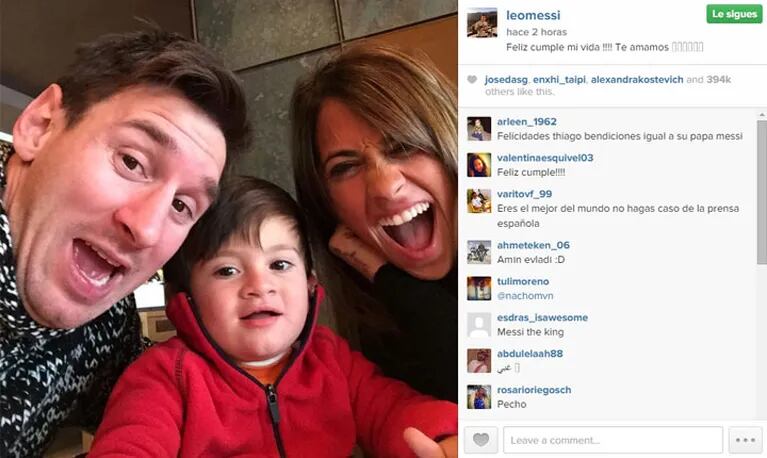 Lionel Messi y su tierno saludo de cumpleaños para Antonella Roccuzzo. (Foto: Instagram)