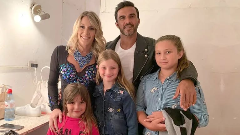 Fabián Cubero y sus hijos apoyaron a Mica Viciconte en su debut como vedette en Mar del Plata