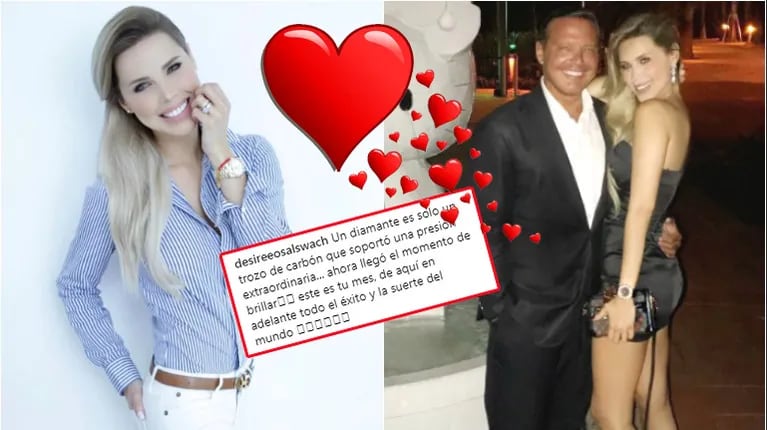 La romántica foto de Luis Miguel con su novia, una famosa conductora venezolana 16 años menor (Fotos: Instagram)