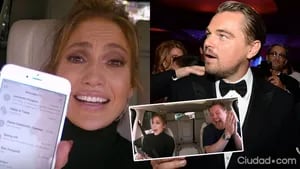 Jennifer Lopez le hizo una broma a Leonardo DiCaprio en TV: lo invitó a salir por WhatsApp... ¡y mirá qué respondió el actor!