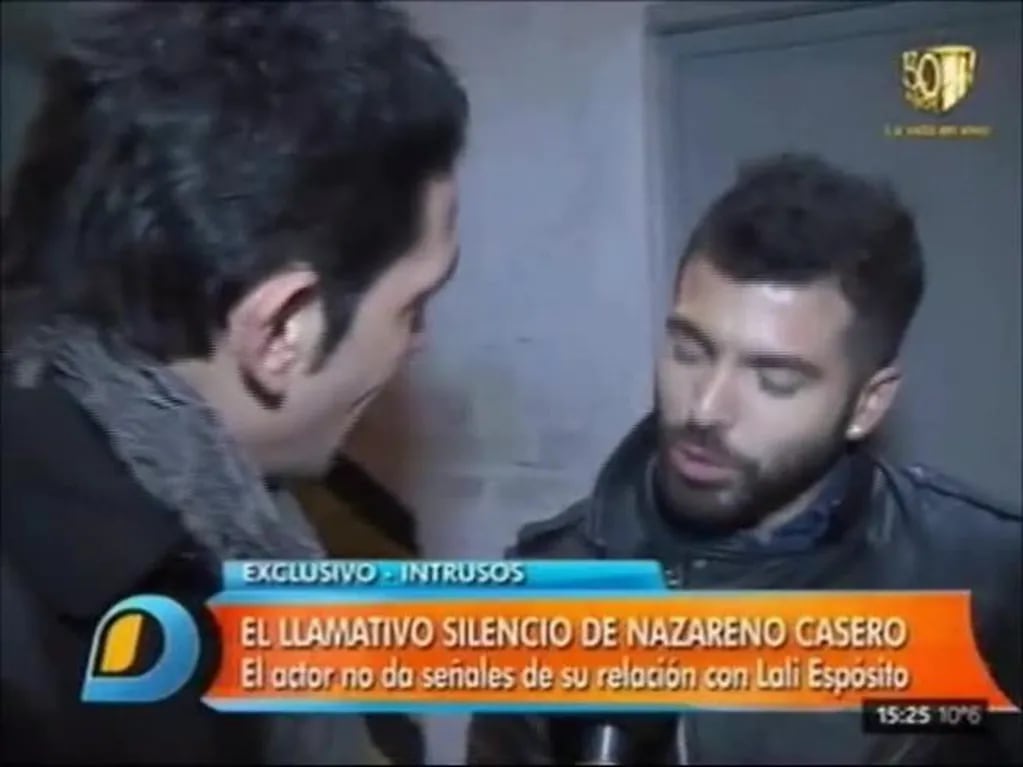 Nazareno Casero habló de Lali Espósito en Intrusos