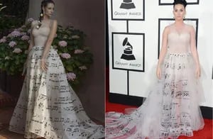 La mujer de Eros Ramazzotti le copió el vestido a Katy Perry para casarse con un famosísimo cantante. (Foto: Facebook E. Ramazzotti/Web)