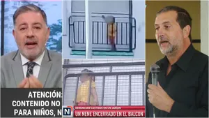 Fabián Doman se peleó con Javier Garín, el abogado del jardín de infantes donde filmaron a un nene en un balcón