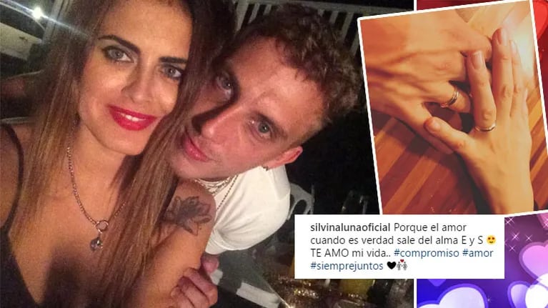 Silvina Luna se comprometió con El Polaco (Foto: Instagram)
