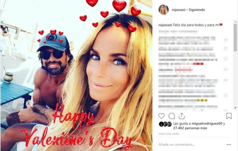 Sabrina Rojas confirmó su reconciliación con Luciano Castro en el Día de los Enamorados: "Feliz día para mí"