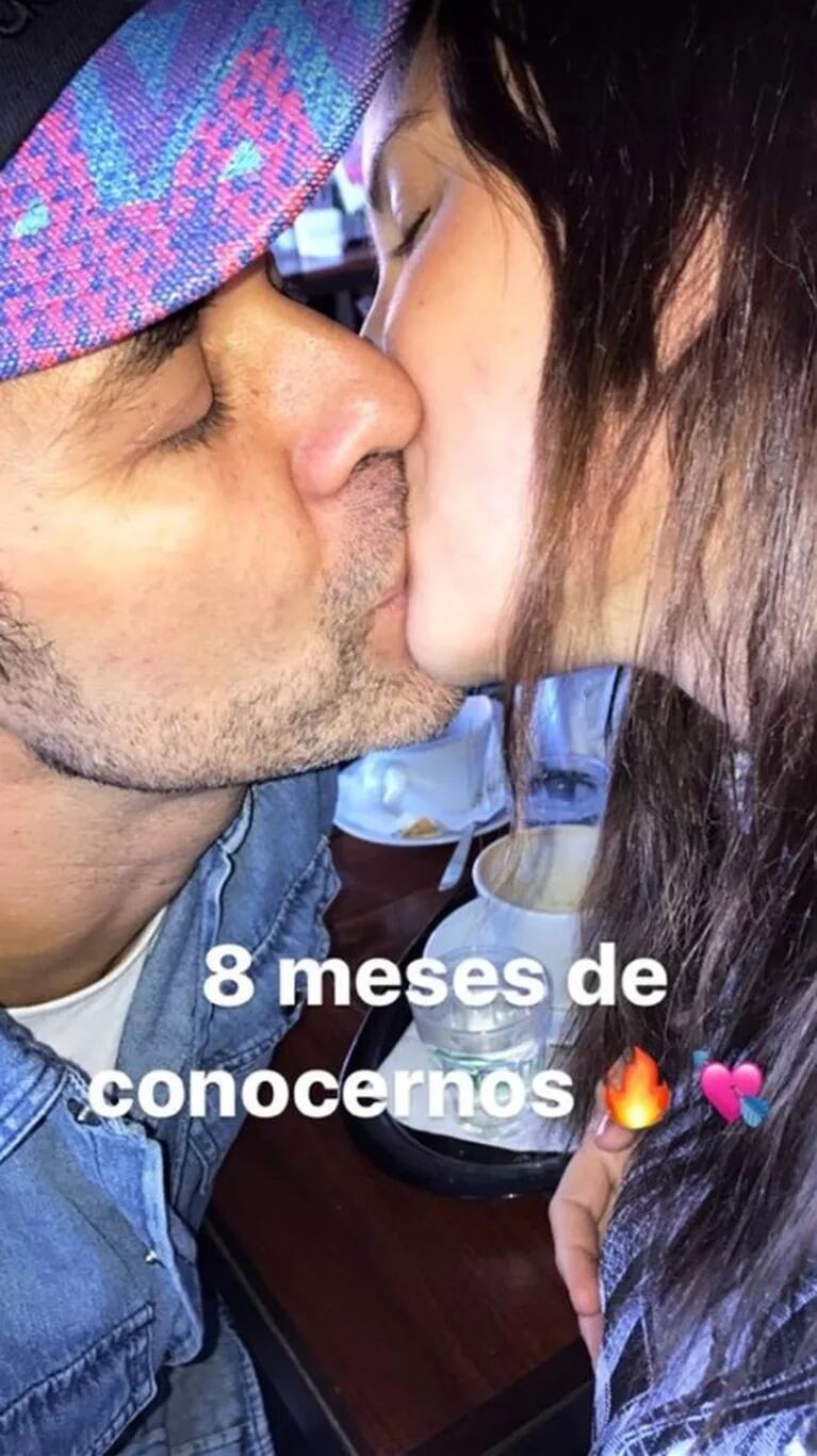La foto retro de Camila Cavallo que publicó Mariano Martínez y el festejo por los 8 meses de relación