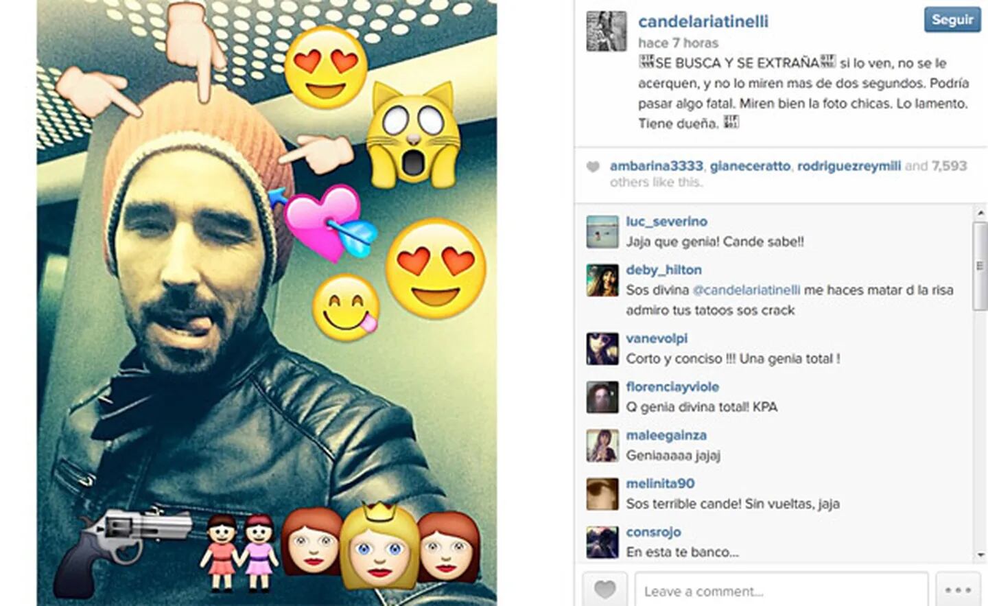 Candelaria Tinelli hizo la "advertencia" vía Instagram. (Fotos: Instagram.com/candelariatinelli)