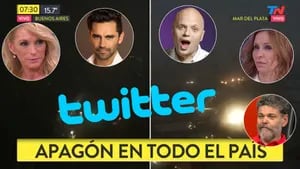 Los tweets de los famosos por el histórico apagón total que afecta a toda la Argentina, Uruguay y el sur de Brasil