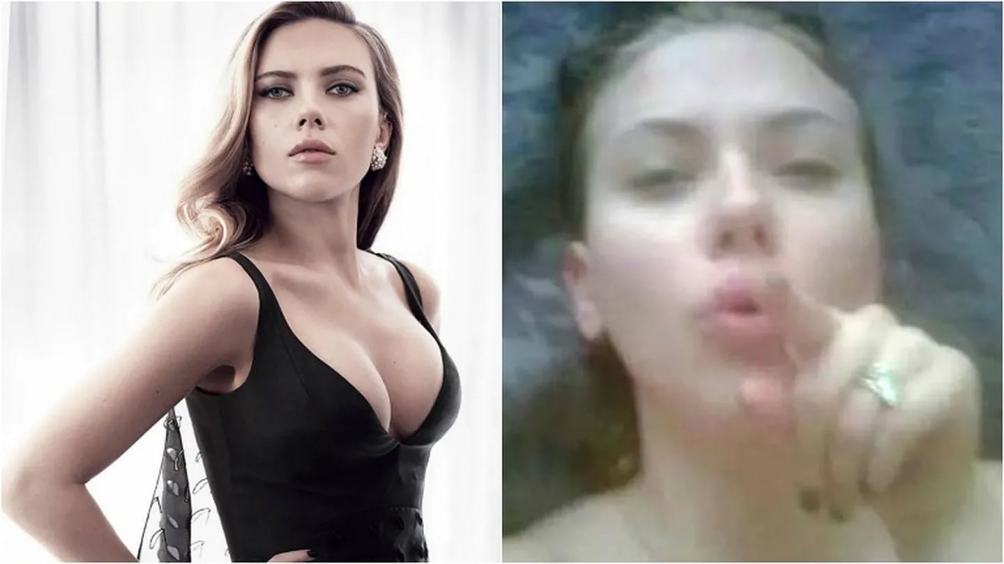 Se filtraron fotos prohibidas de Scarlett Johansson. Foto: Twitter/ Web