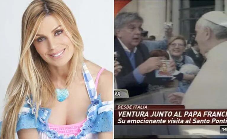 Laura Franco "Panam", emocionada con el gesto de Luis Ventura y el Papa Francisco. (Foto: Web)