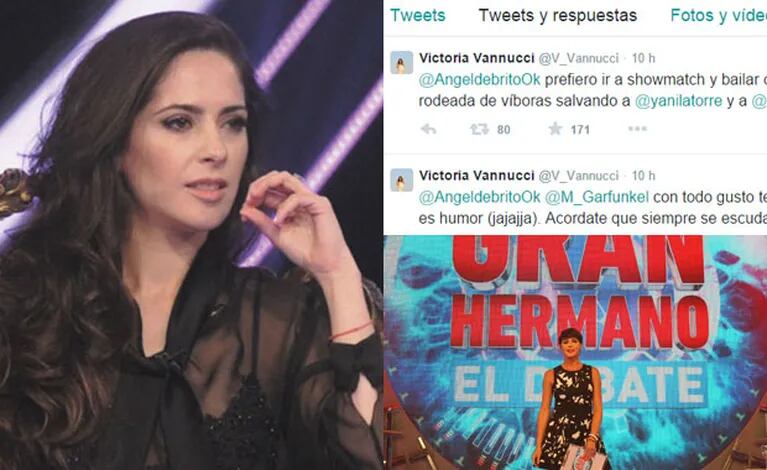 Victoria Vannucci y su descargo twitter contra sus excompañeros (Foto: Web). 