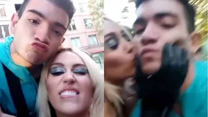 El video de Miley Cyrus dándole un beso a un fanático en su visita a la Argentina: "Puedo morir en paz"