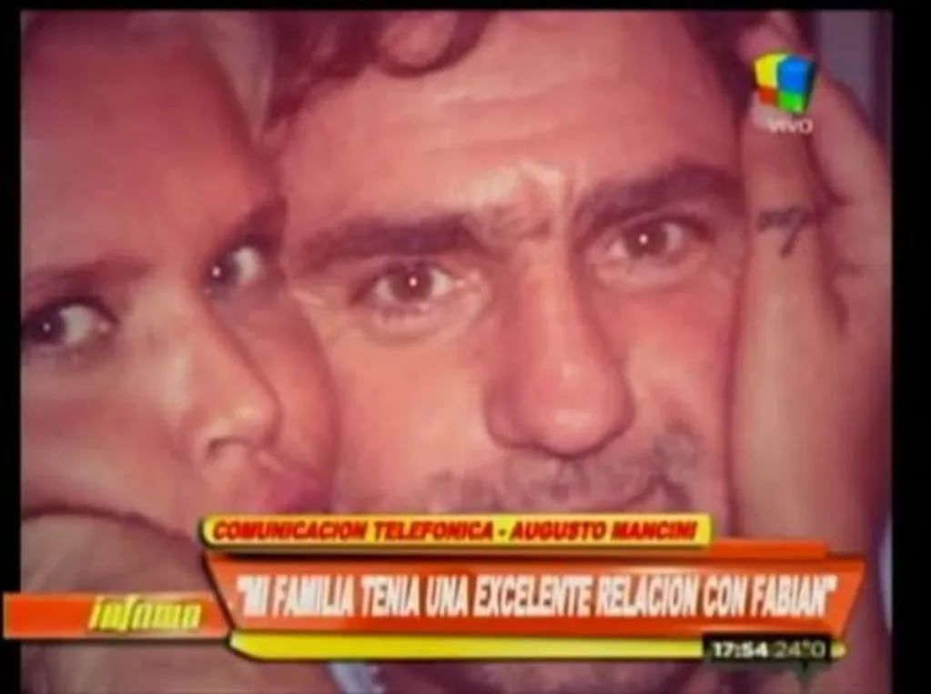 El hermano de Raquel Mancini, en Infama: "Tres días antes del suicidio, Fabián Rodríguez estuvo con mi hermana y le regaló un crucifijo"