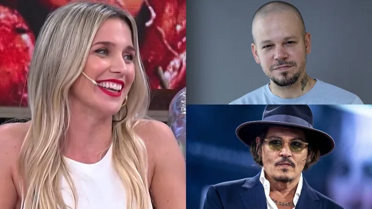 El súper famoso que encaró a Soledad Fandiño frente a René de Calle 13: "Le corté la cara a Johnny Depp"