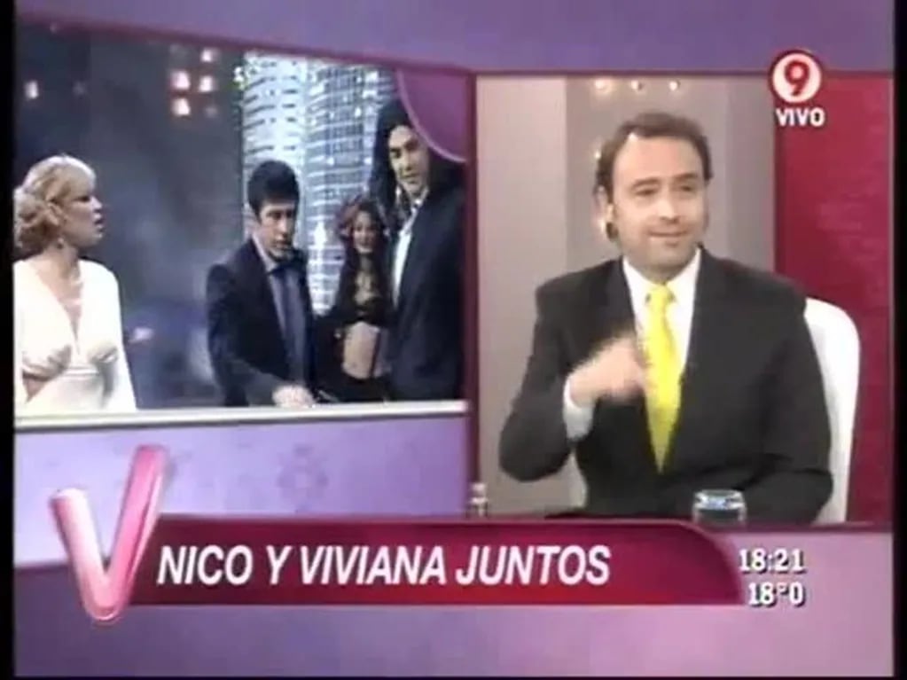 El video de la mirada "indiscreta" de Nicolás Repetto a Viviana Canosa